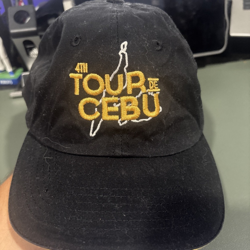4th Tour de Cebu 2017 Historic Sports Car Rally Cap Black Hat Pirelli Sponsor